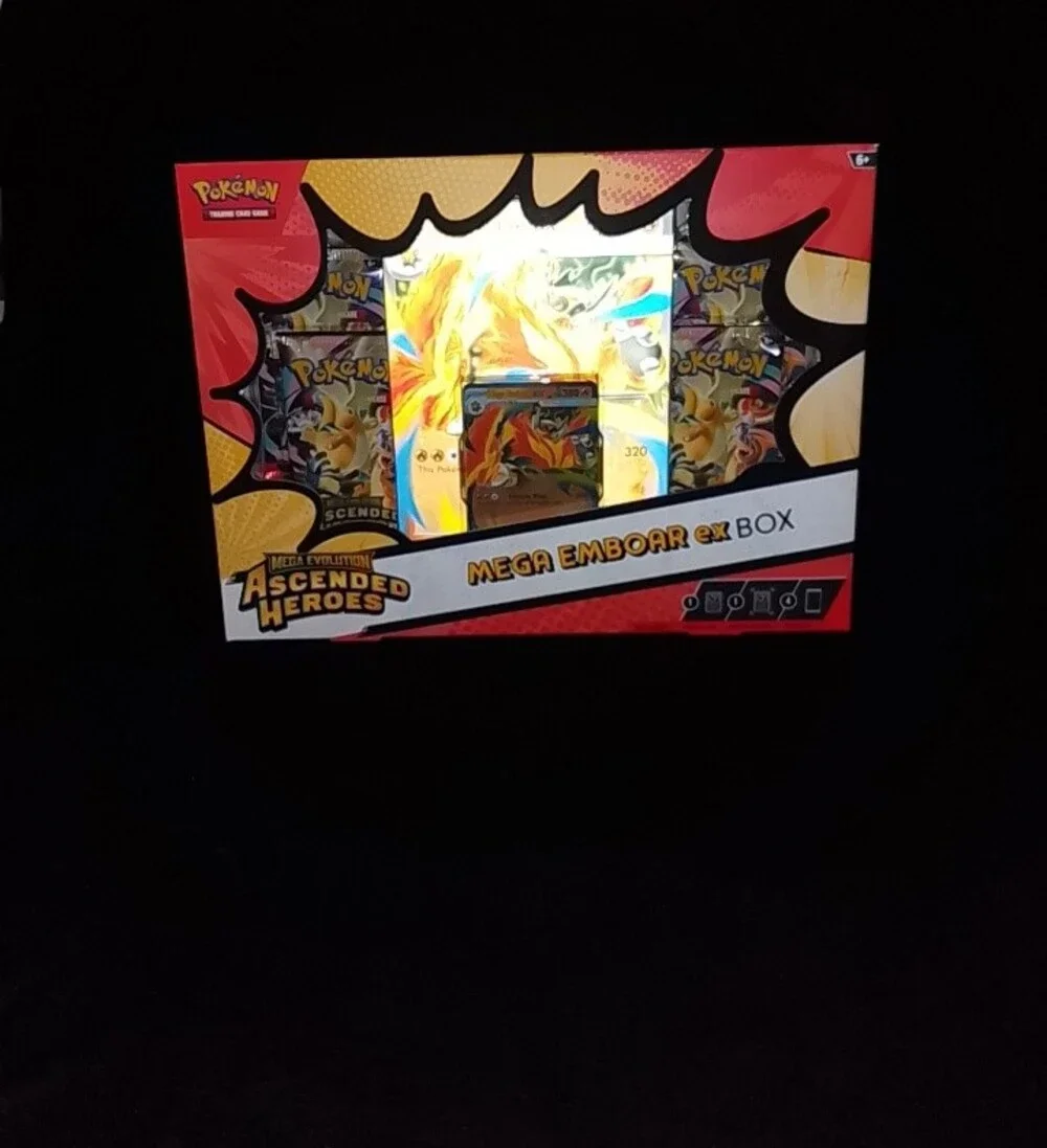 Mega Emboar ex Box - Red Collectible Trading Card